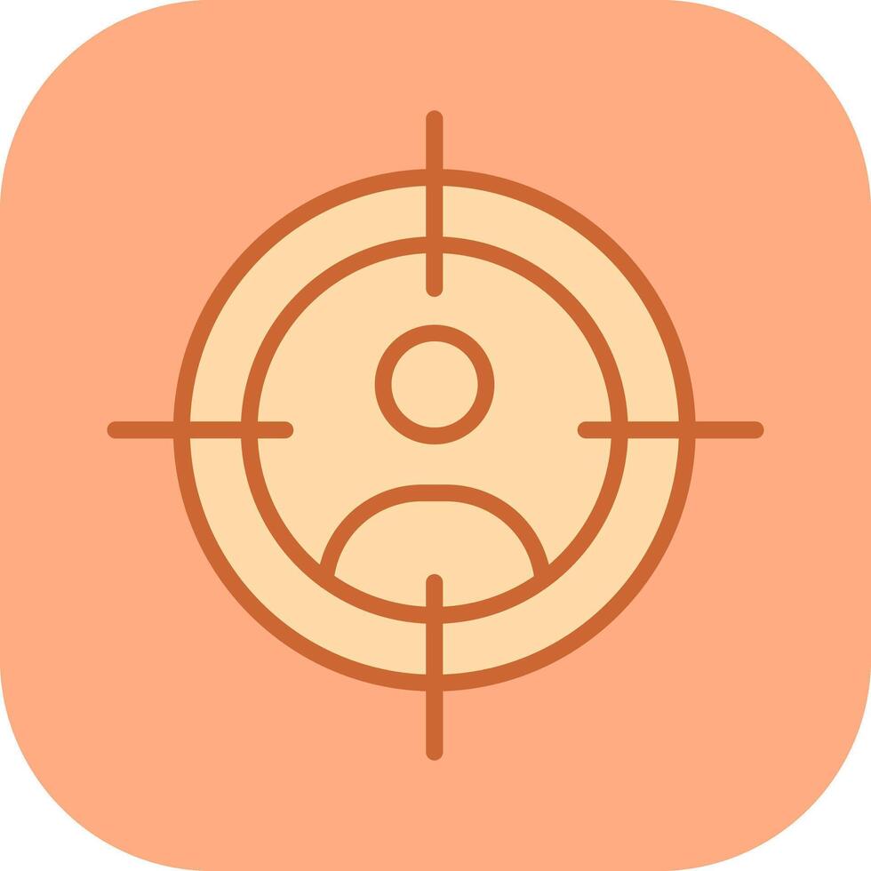 Target Audience Icon Design vector