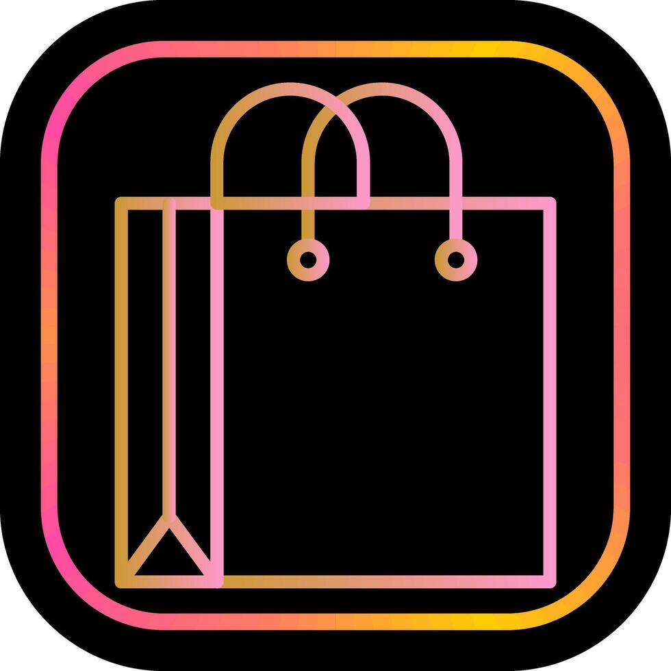 Shopping Bag Icon Design vector
