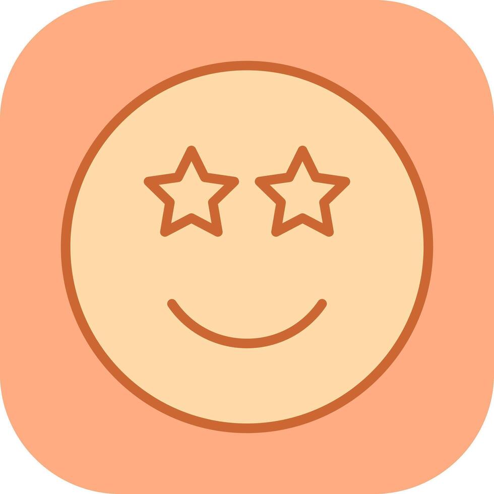 Star-Struck Icon Design vector