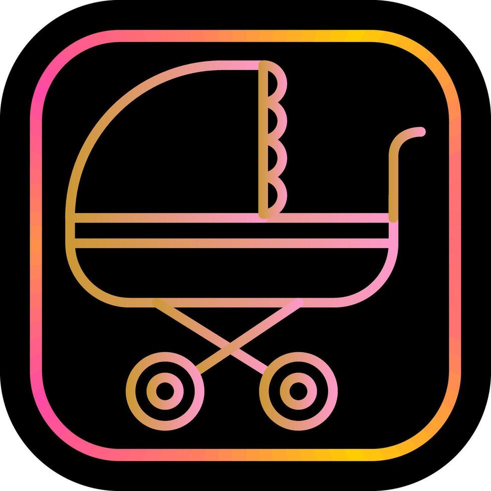 Stroller Time Icon Design vector