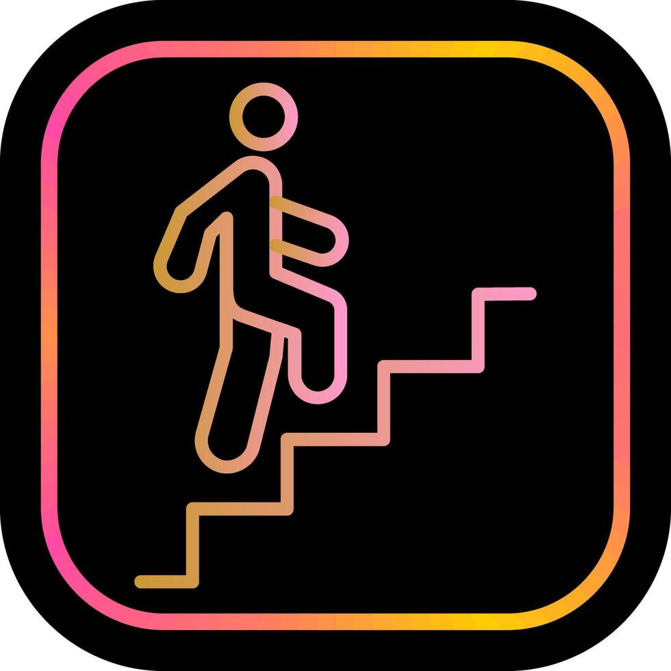 Career Ladder Icon Design vector
