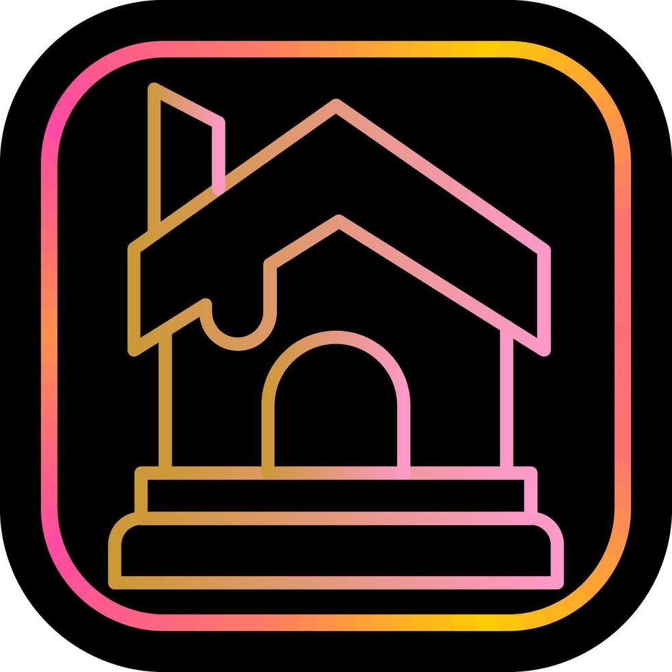 Snowhouse Icon Design vector