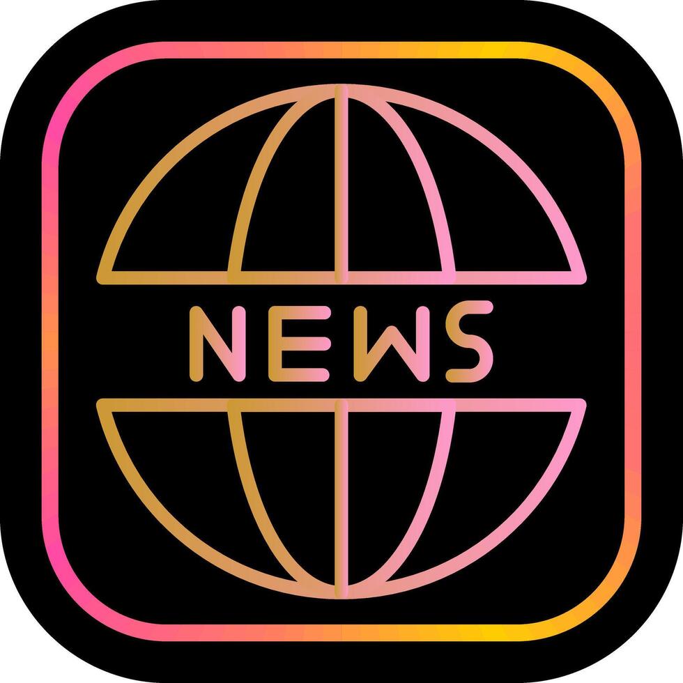 News Website Icon Design vector