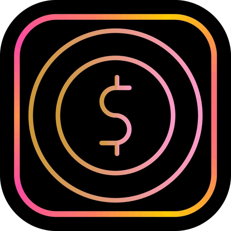 Coin Icon Design vector