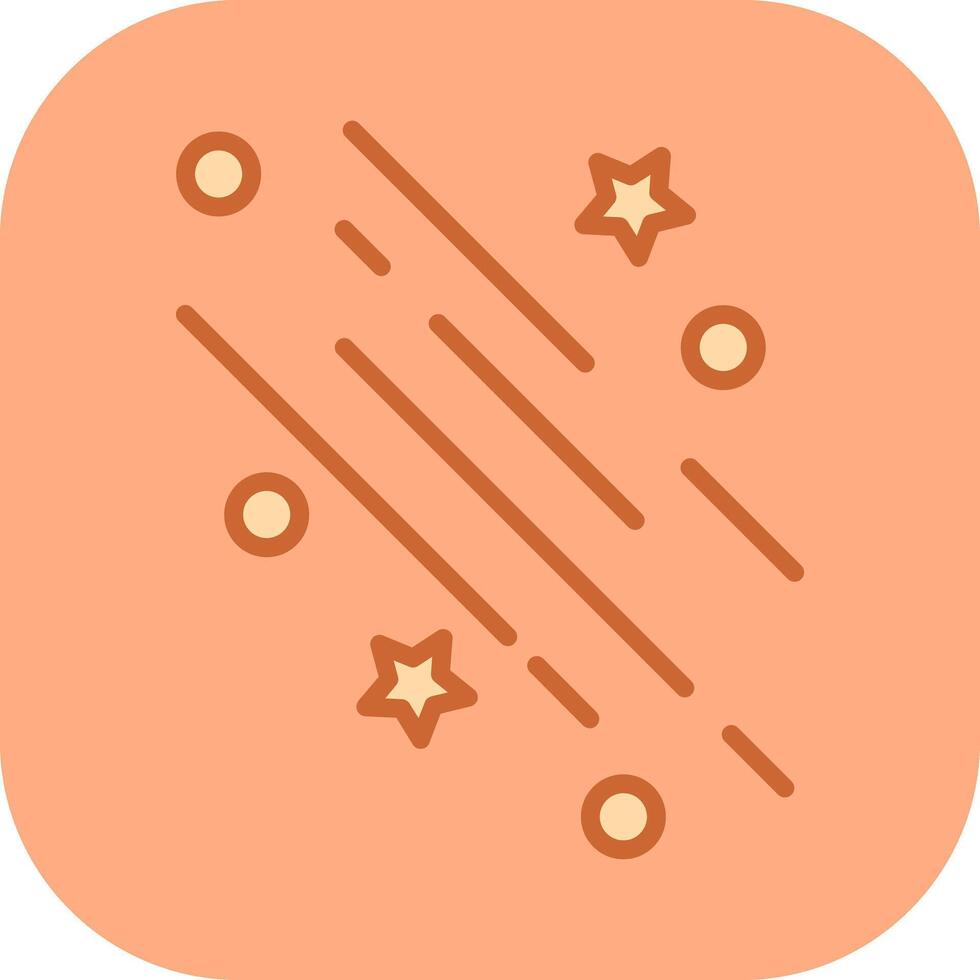 Party Streamers Icon Design vector