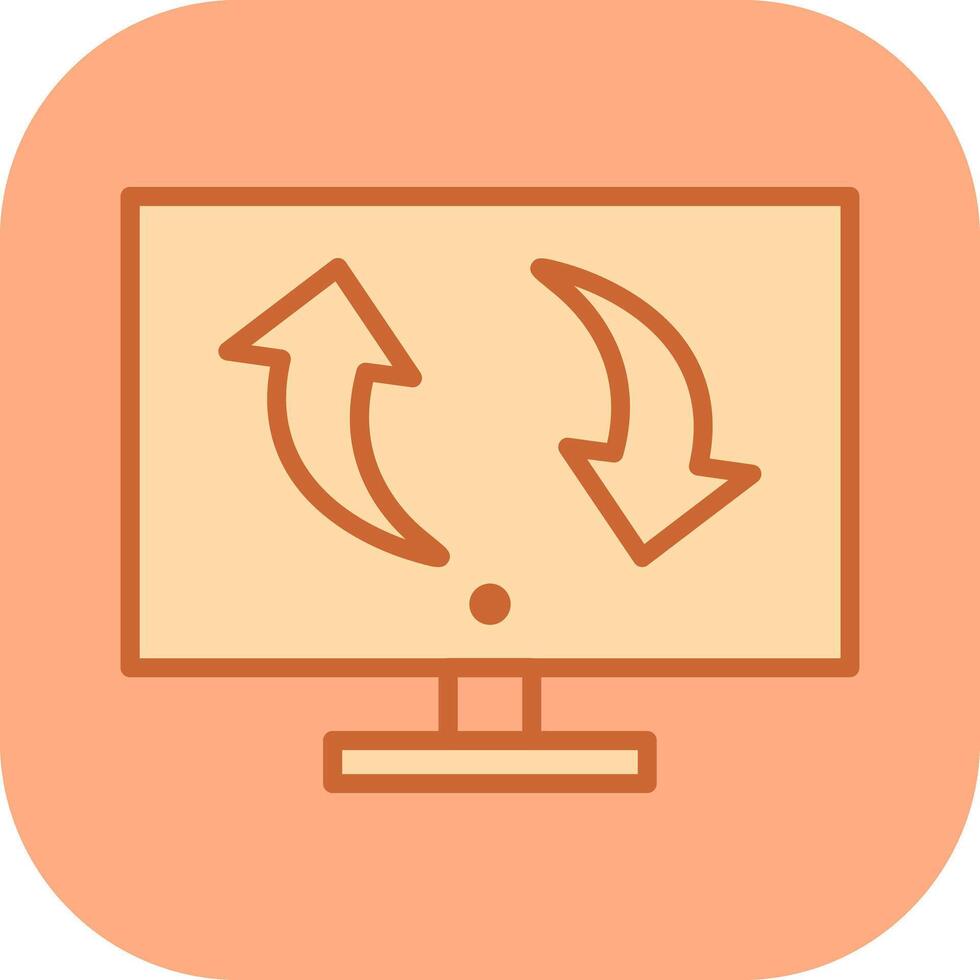 Migrate Icon Design vector