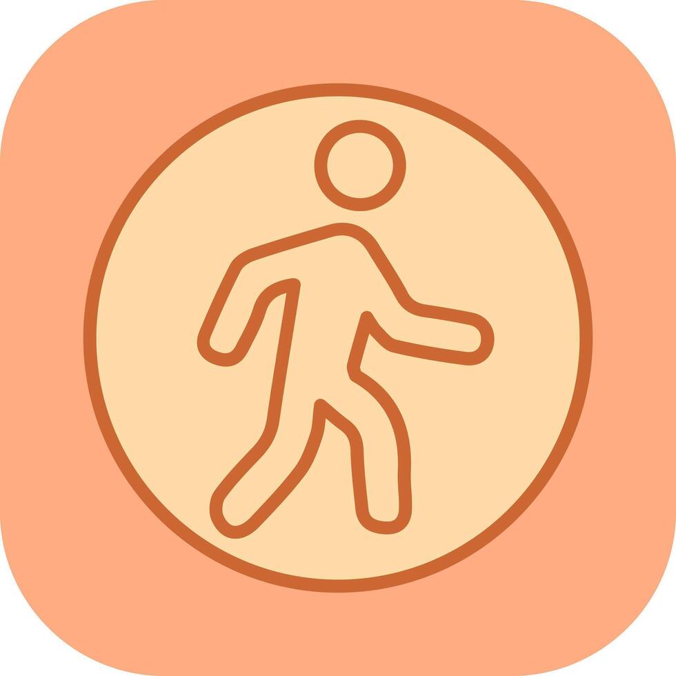 Person Walking Icon Design vector