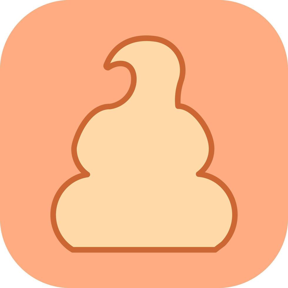 Pile of Poo Icon Design vector