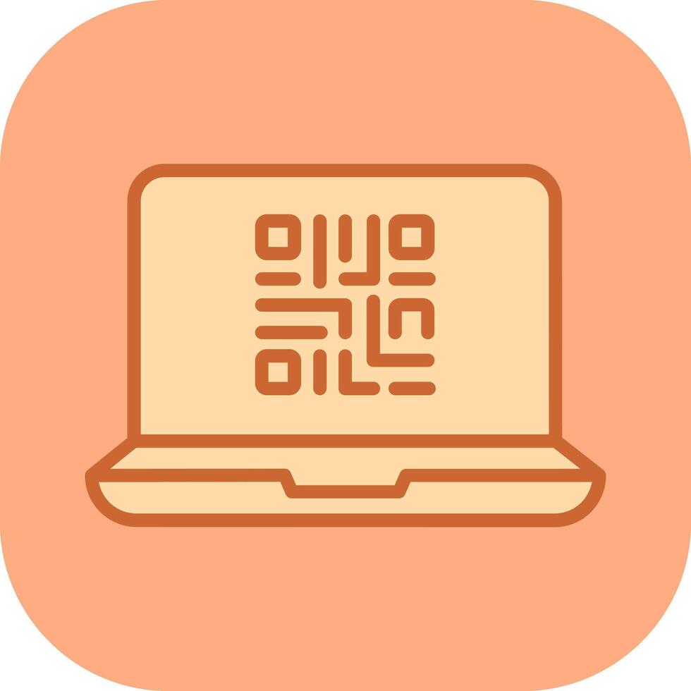 QR Code Scanner App Icon Design vector