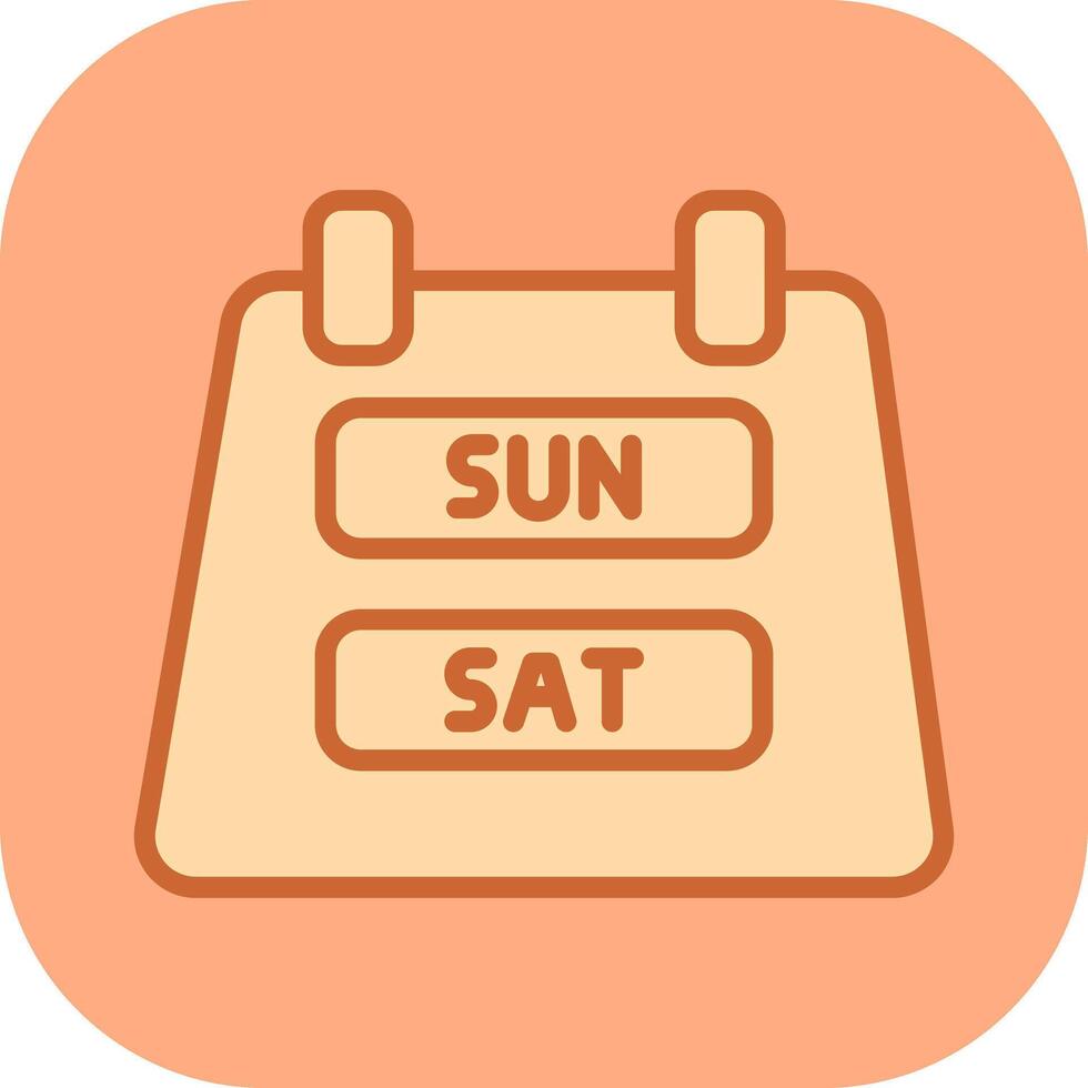 Weekend Getaway Icon Design vector
