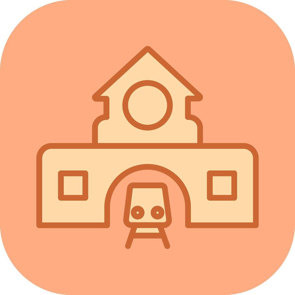 Train Station Icon Design vector