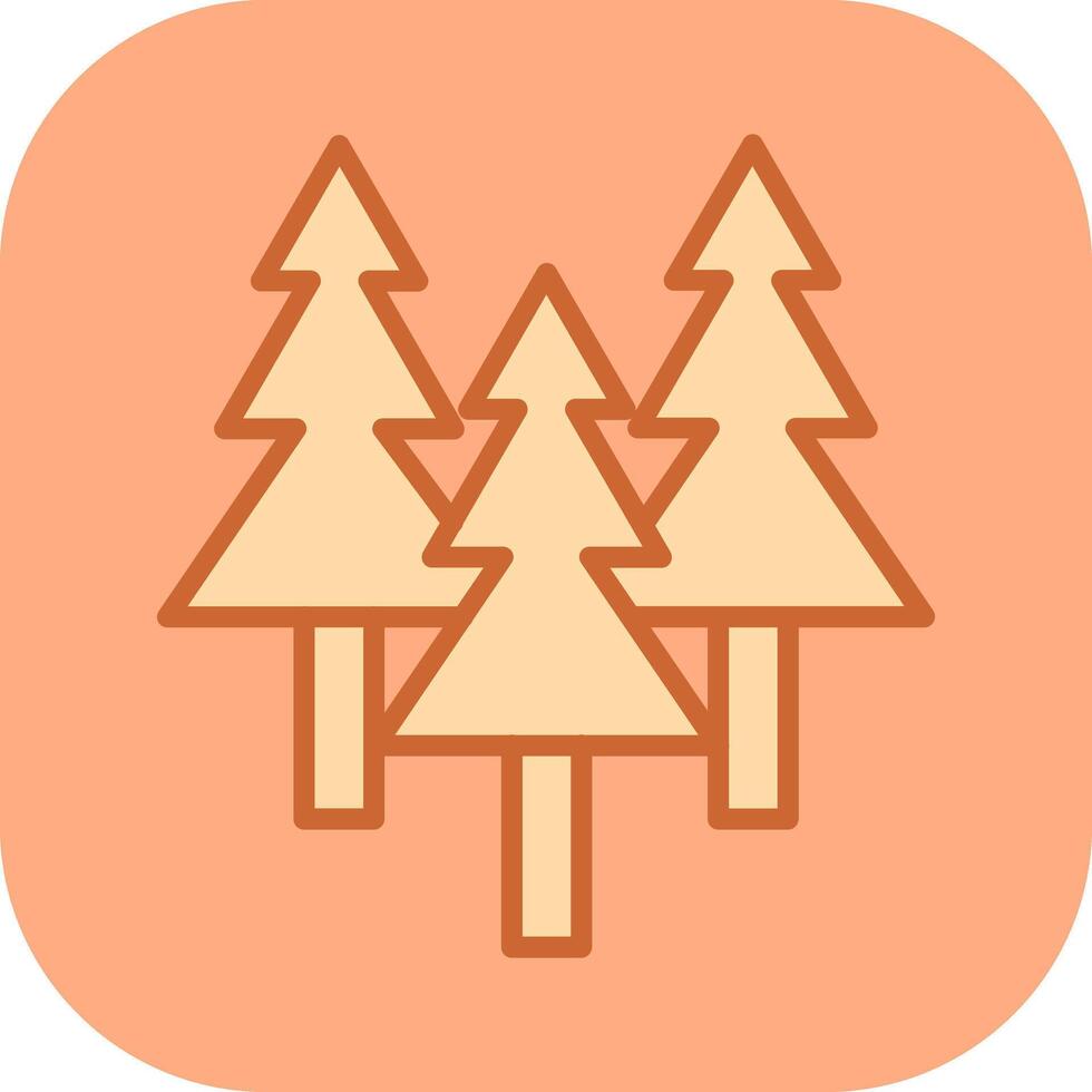 Evergreen Tree Icon Design vector