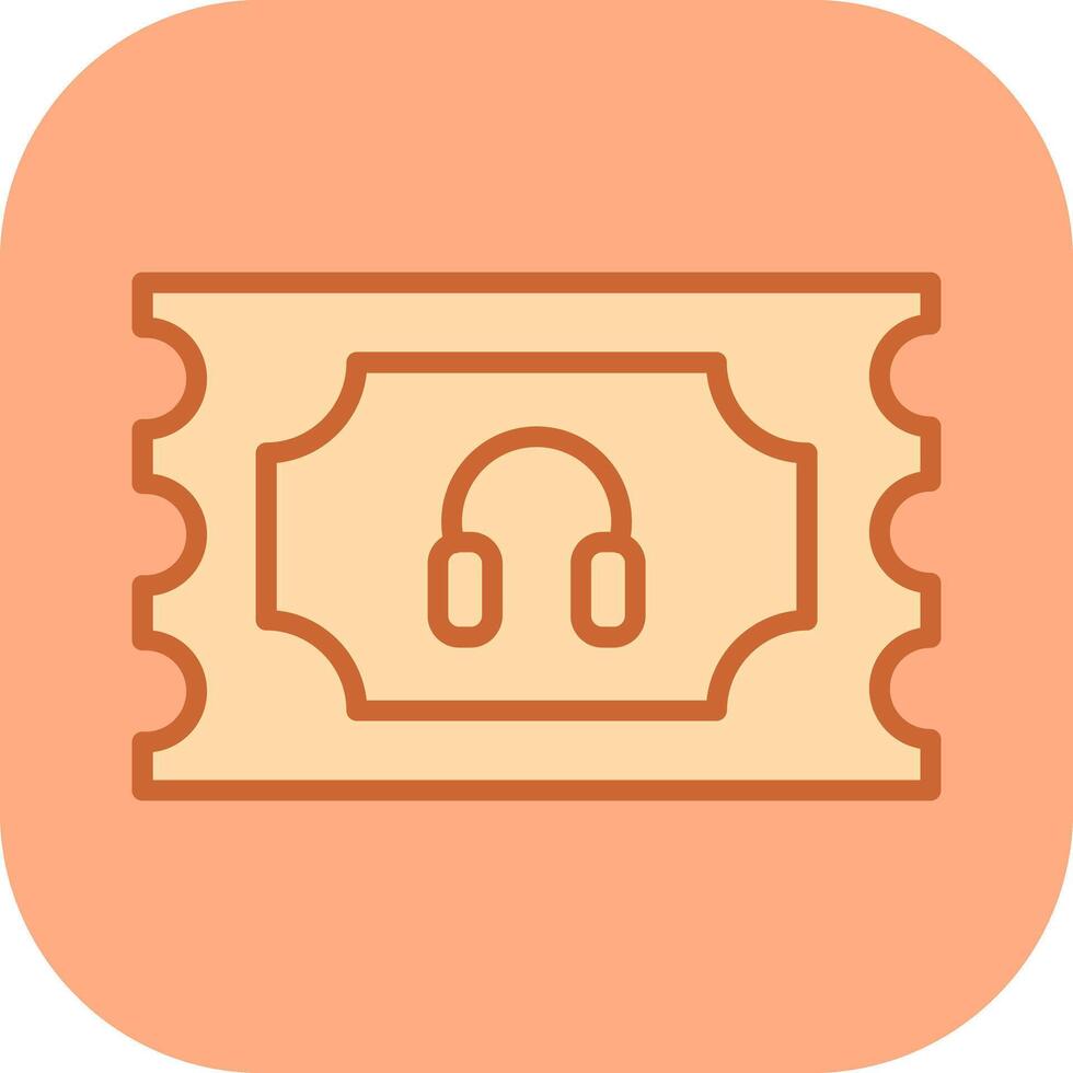 Support Ticket Icon Design vector