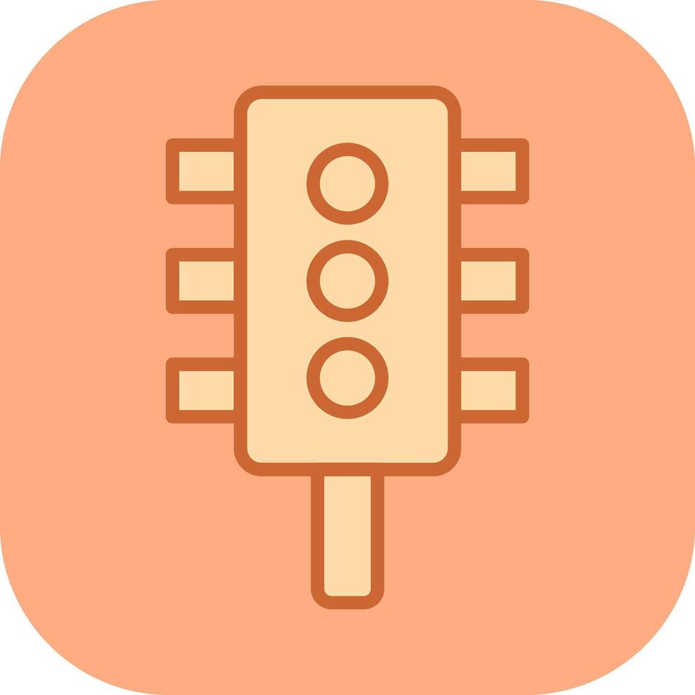 Traffic Light Icon Design vector