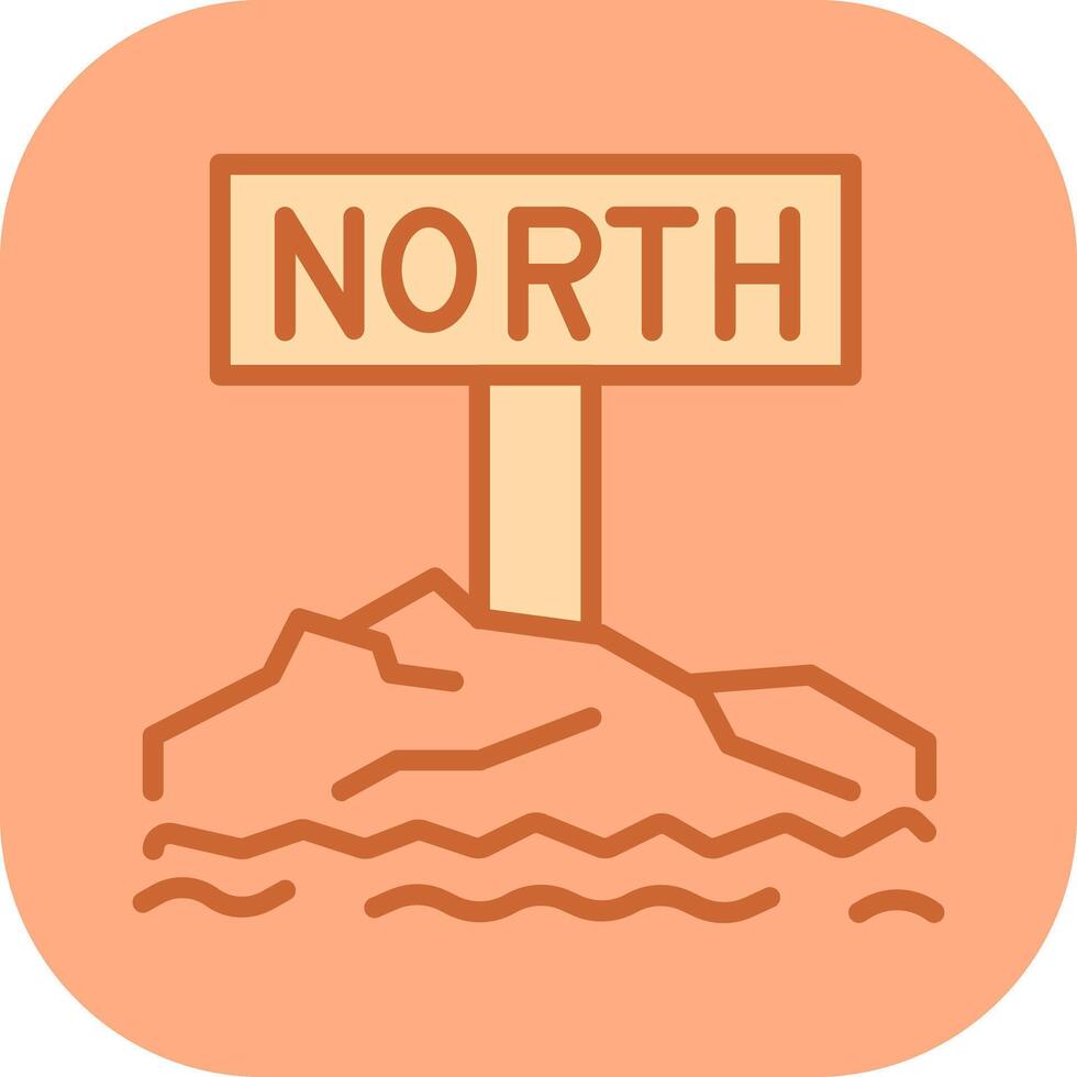 Northpole Icon Design vector