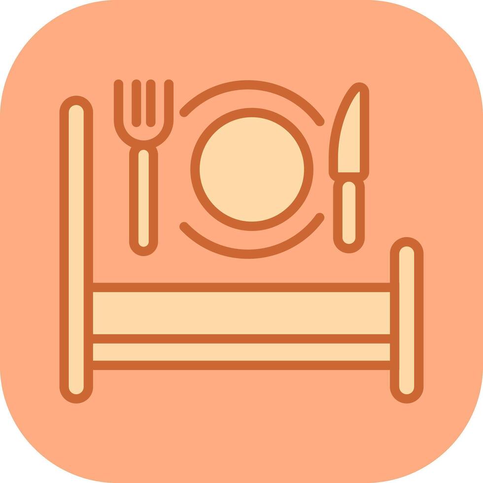Breakfast in Bed Icon Design vector