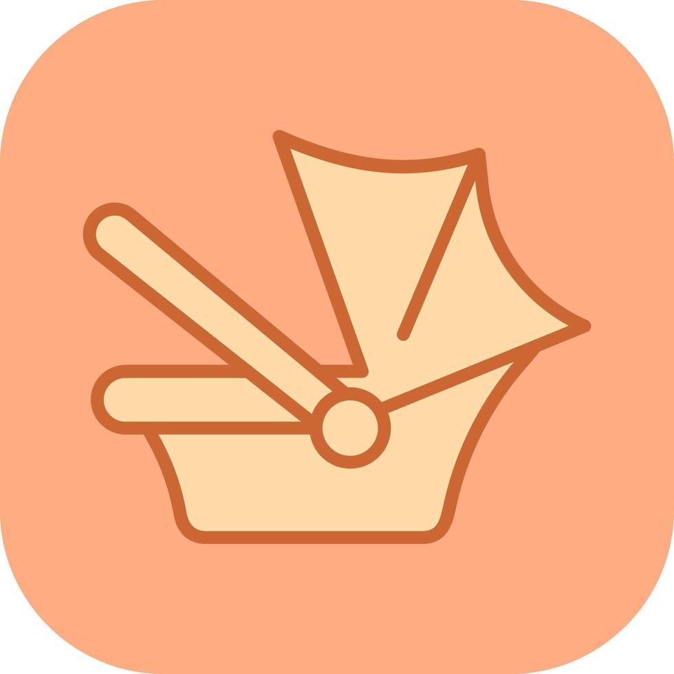 Car Seat Safety Icon Design vector