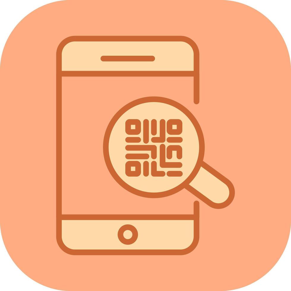 qr código autenticación icono diseño vector