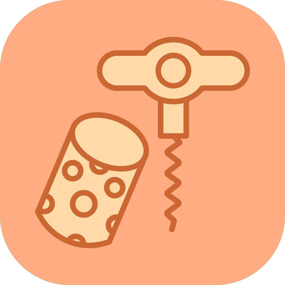 Wine Cork Icon Design vector