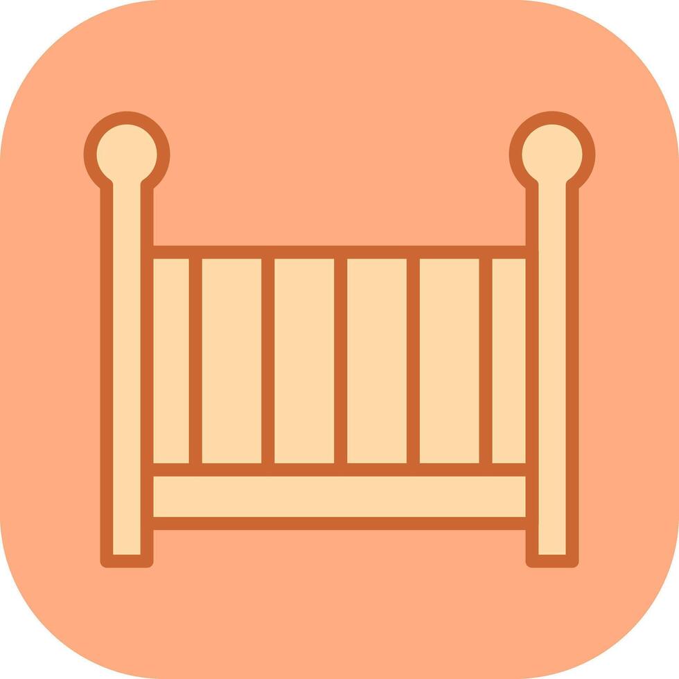 Nursery Cots Icon Design vector