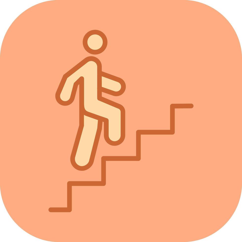 Career Ladder Icon Design vector