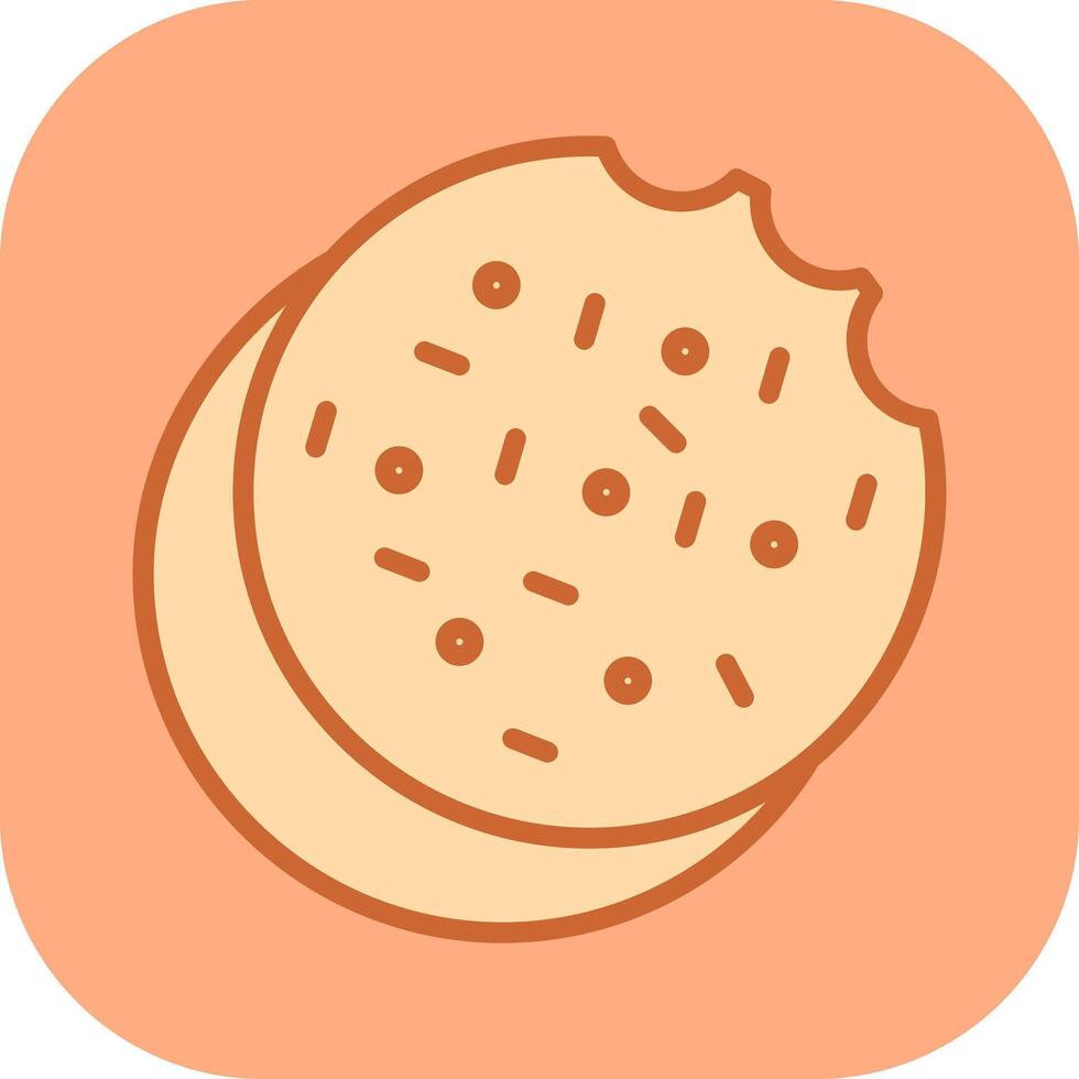 Baking Cookies Icon Design vector