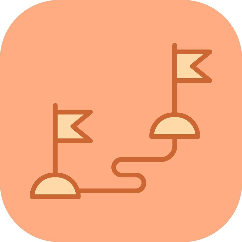 Milestones Icon Design vector