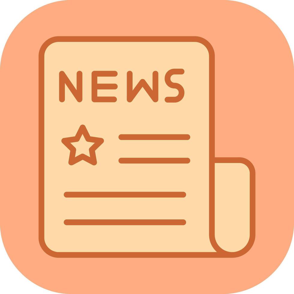News Headlines Icon Design vector