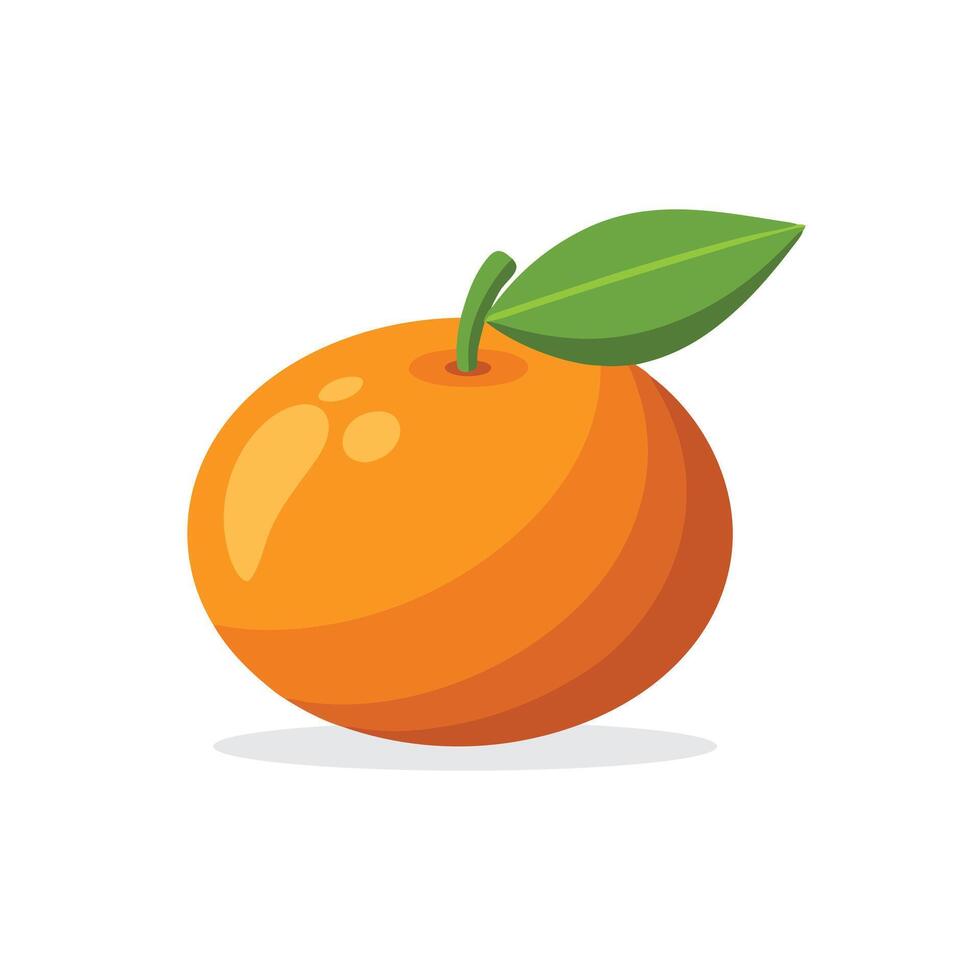 Kiwano fruit isolated flat illustration on white background. vector