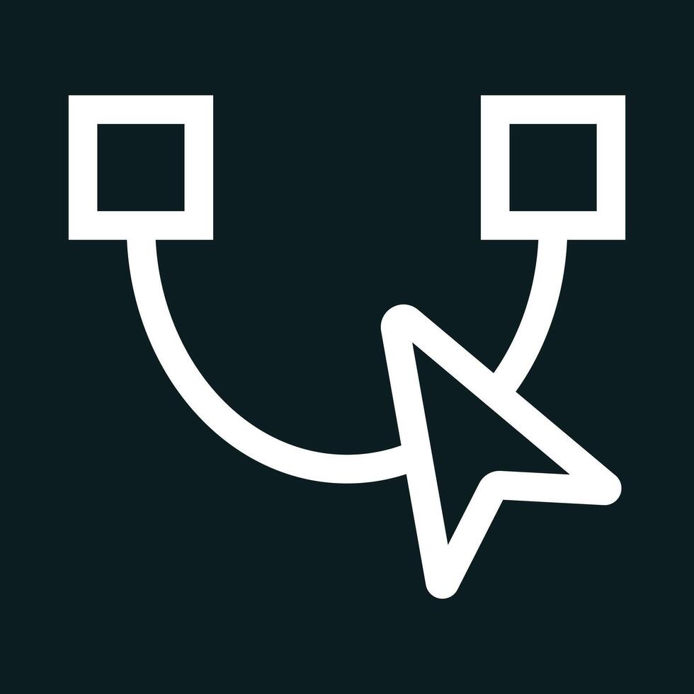 Curve Tool Icon. Curve Pen Tool. Curve click icon. Editable icon. Design Symbol. vector