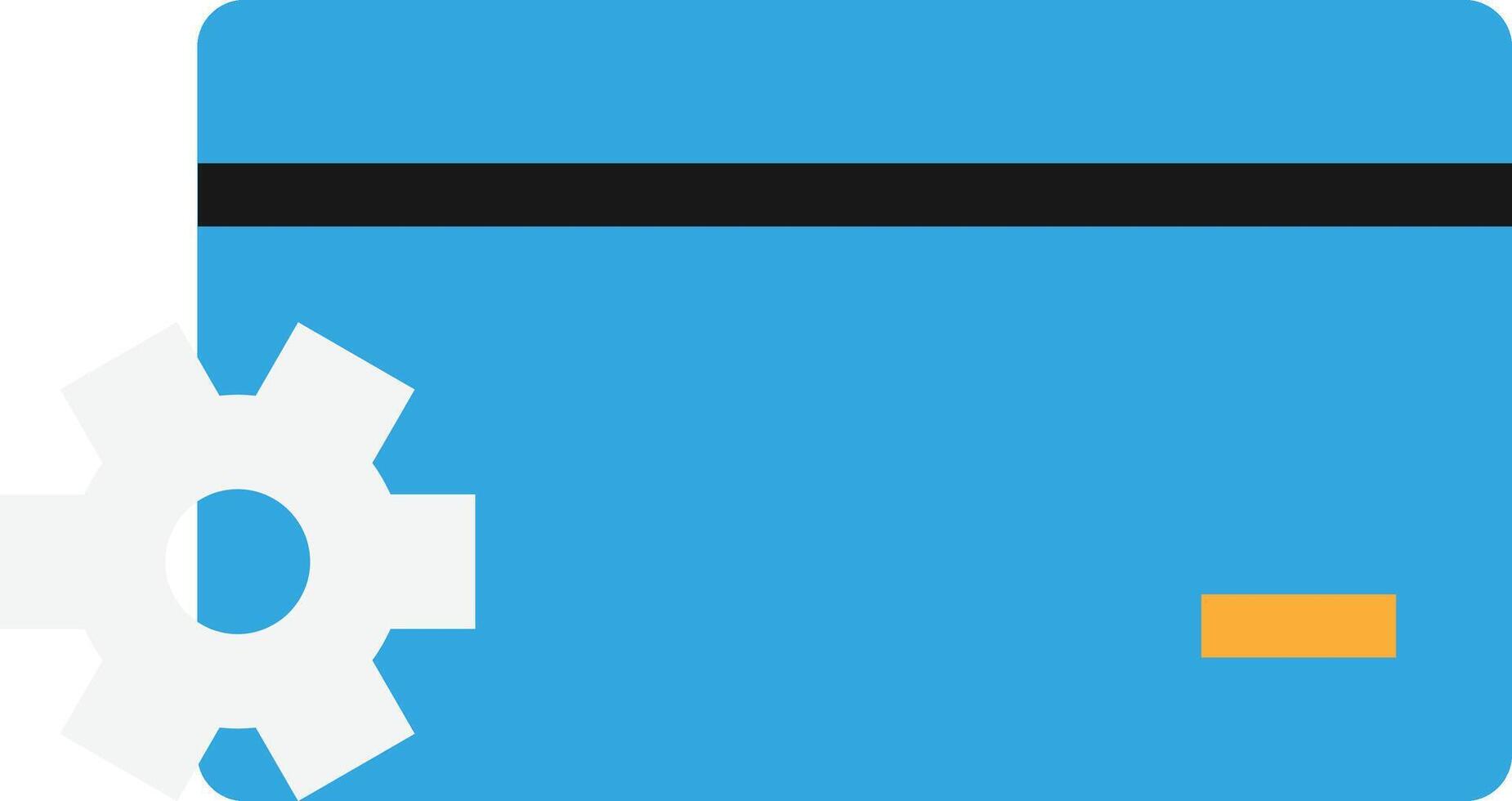 Settings Configuration Card vector