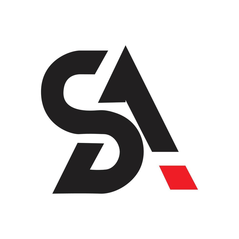Sa logo design vector