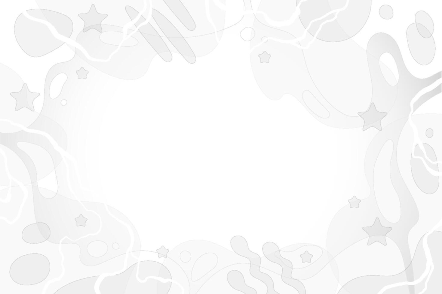 Soft minimalistic concept with abstract shapes on a white background. Playful design ideal for futuristic design concepts with abstract elements. vector