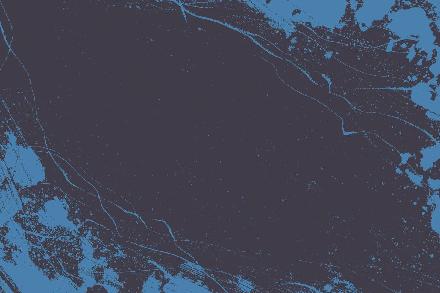 Dark blue grunge texture with distressed effect. Overlay texture. Abstract ice skating background. Worn, weathered surface with a winter ice effect. vector