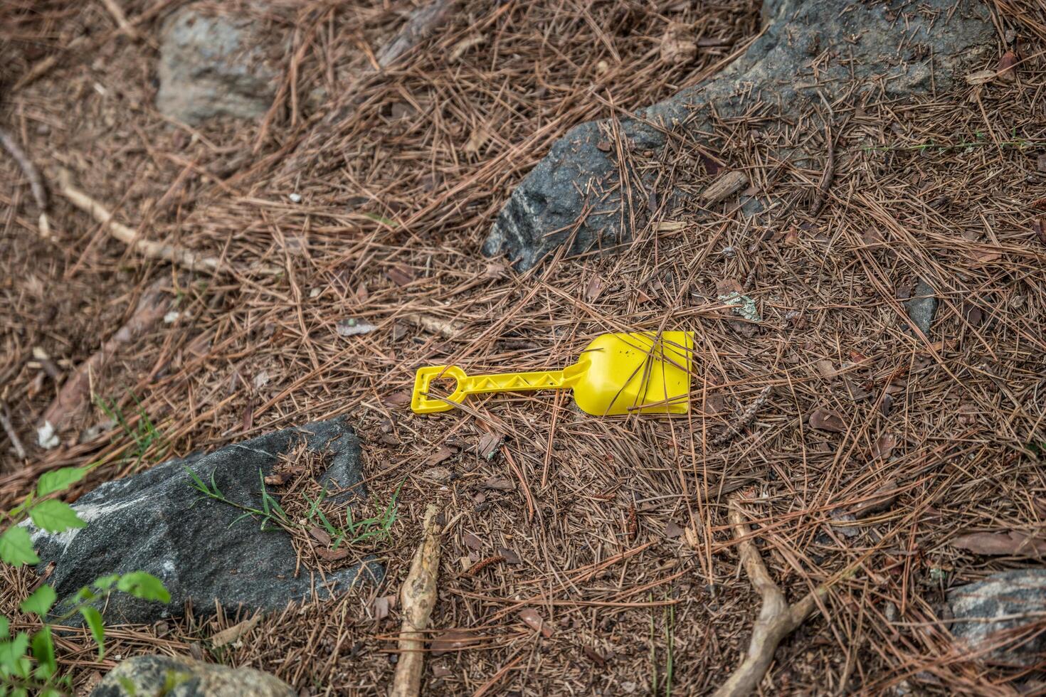Beach toy laying on the ground photo