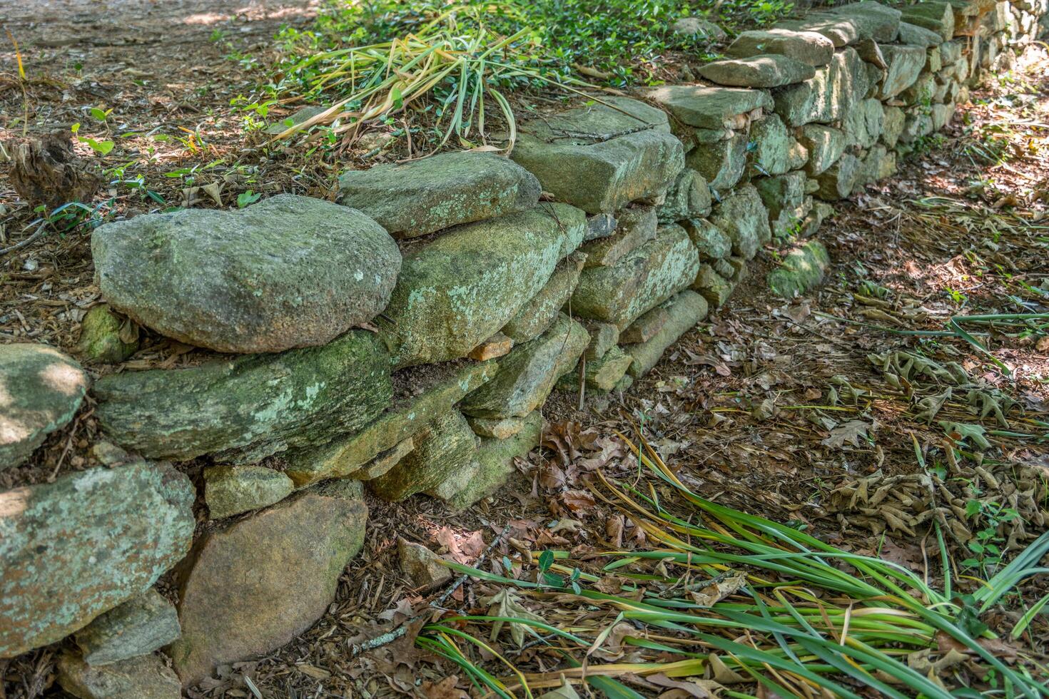 Old rock wall photo