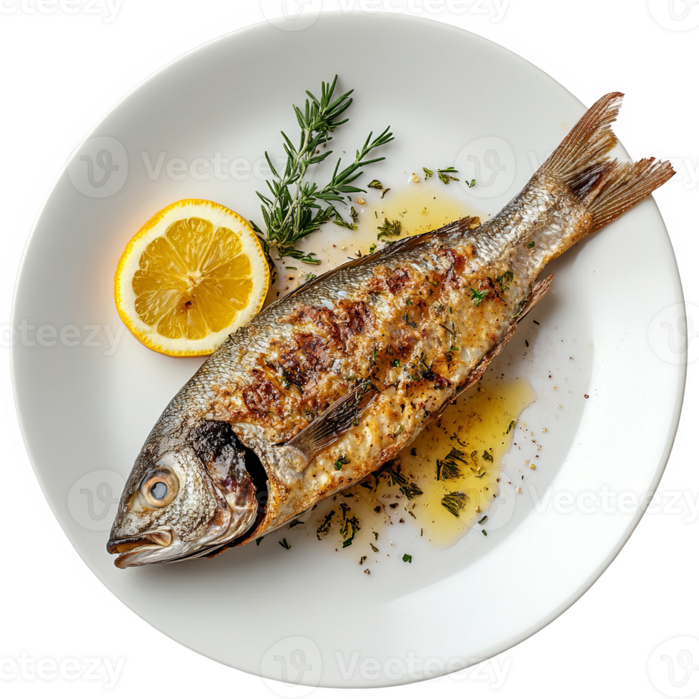 oven baked fish transparent background png
