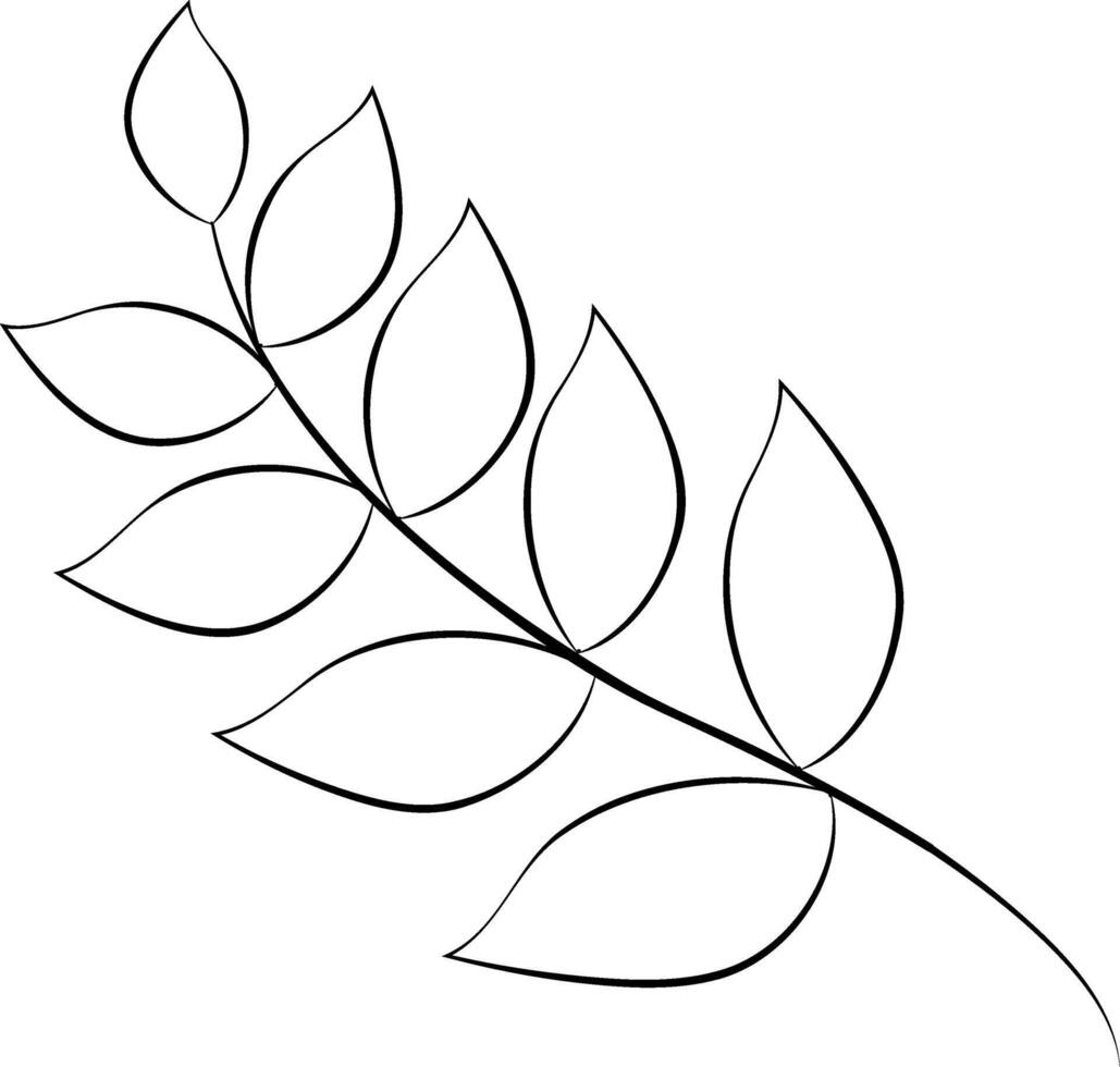 Olive branch. Symbol peace and reconciliation. Nature and healthy lifestyle. vector