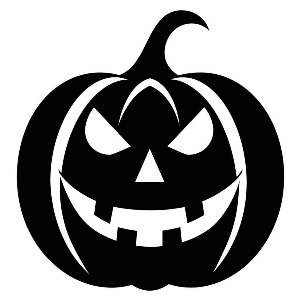 Halloween Pumpkin Silhouette vector
