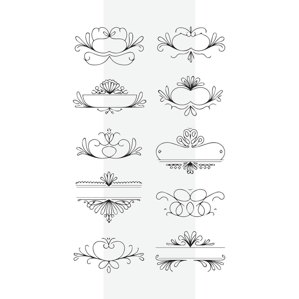 a series of images of a design vector