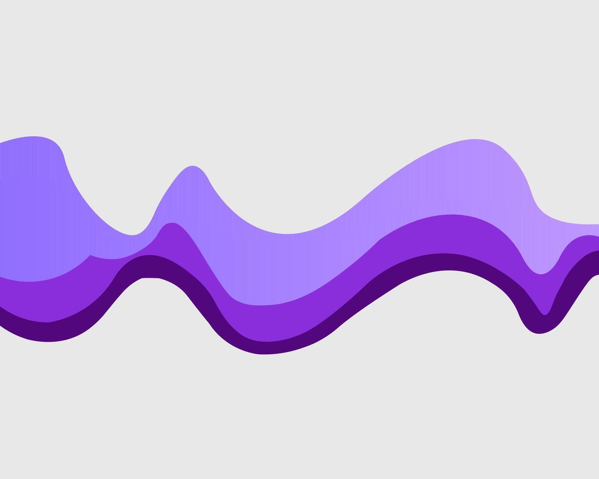 Purple flowing wave background design. Wallpaper design vector