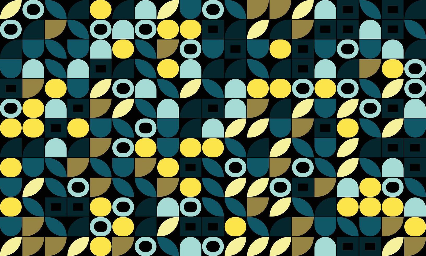 Abstract geometric bauhaus pattern background vector