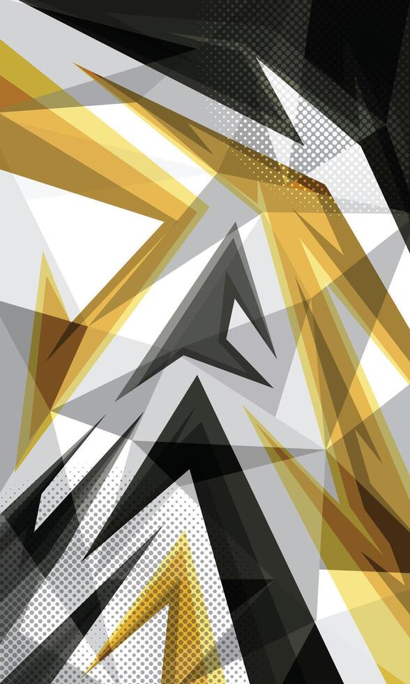 Abstract geometric modern pattern for sublimation sports jersey vector