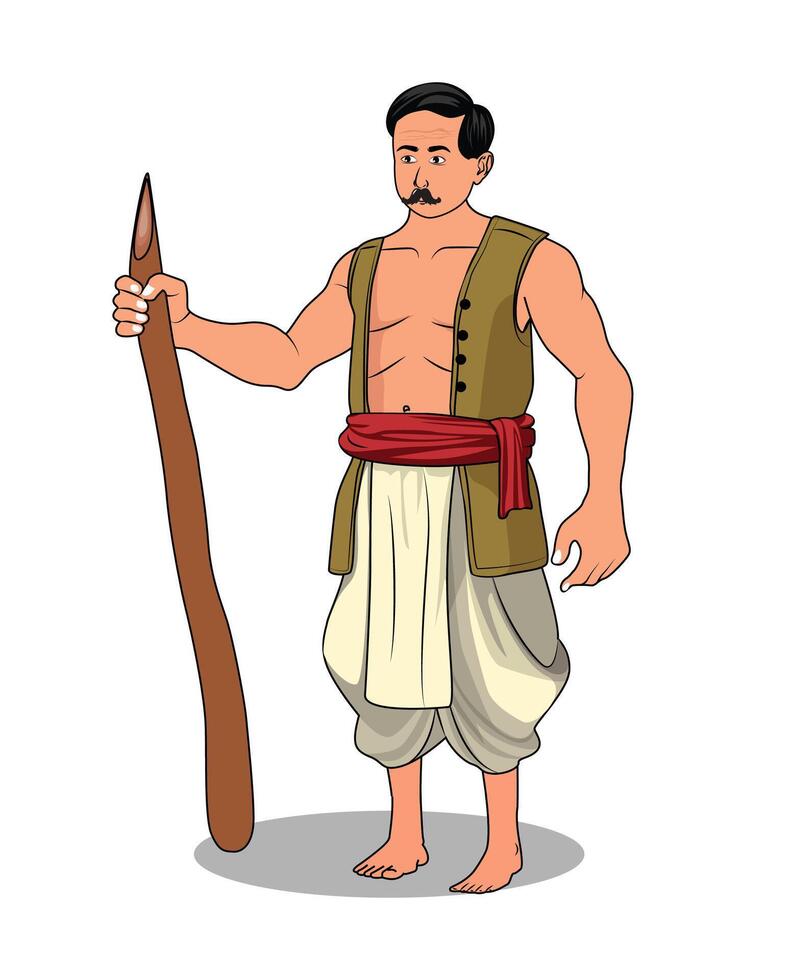 Creating a Humble Villager Cartoon Character vector