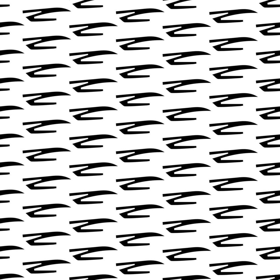 Seamless pattern with black pencil brushstrokes vector