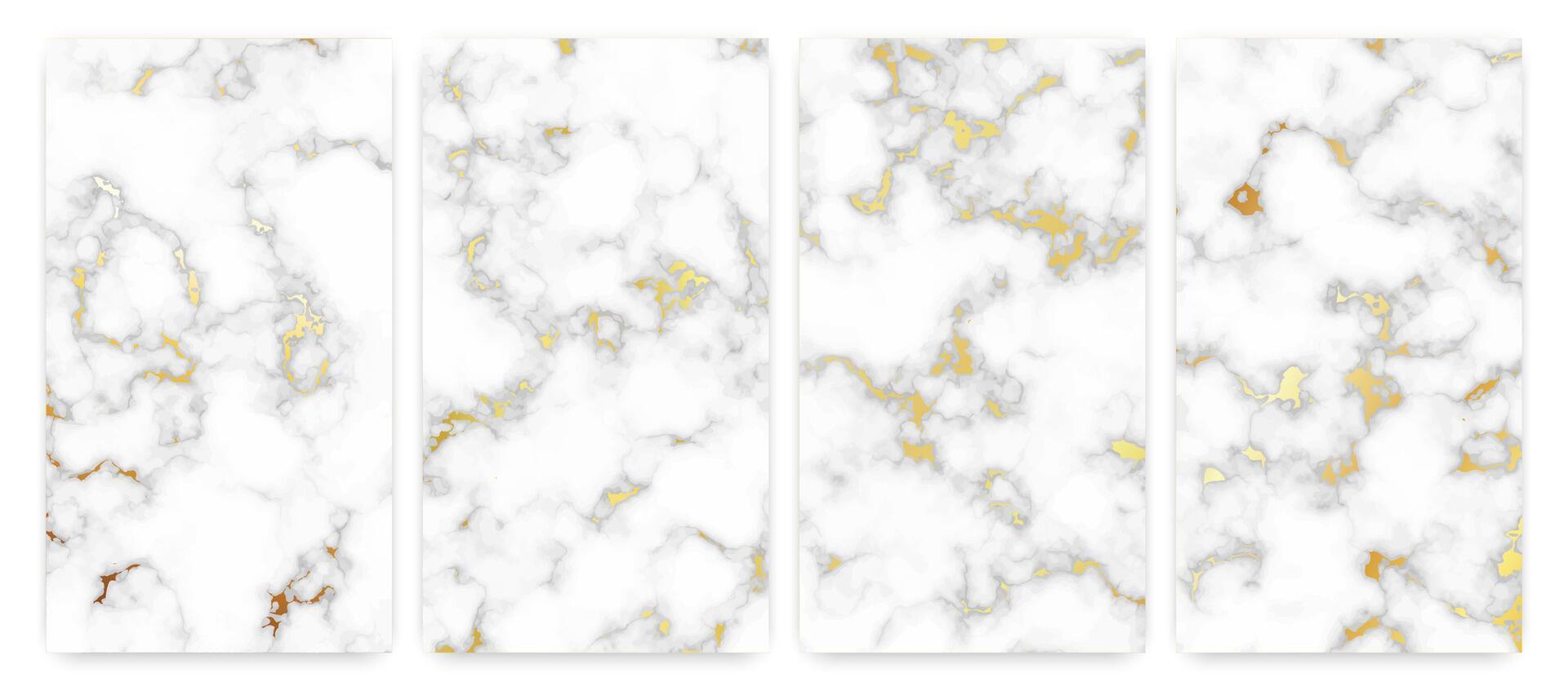 Gold marble texture background vector