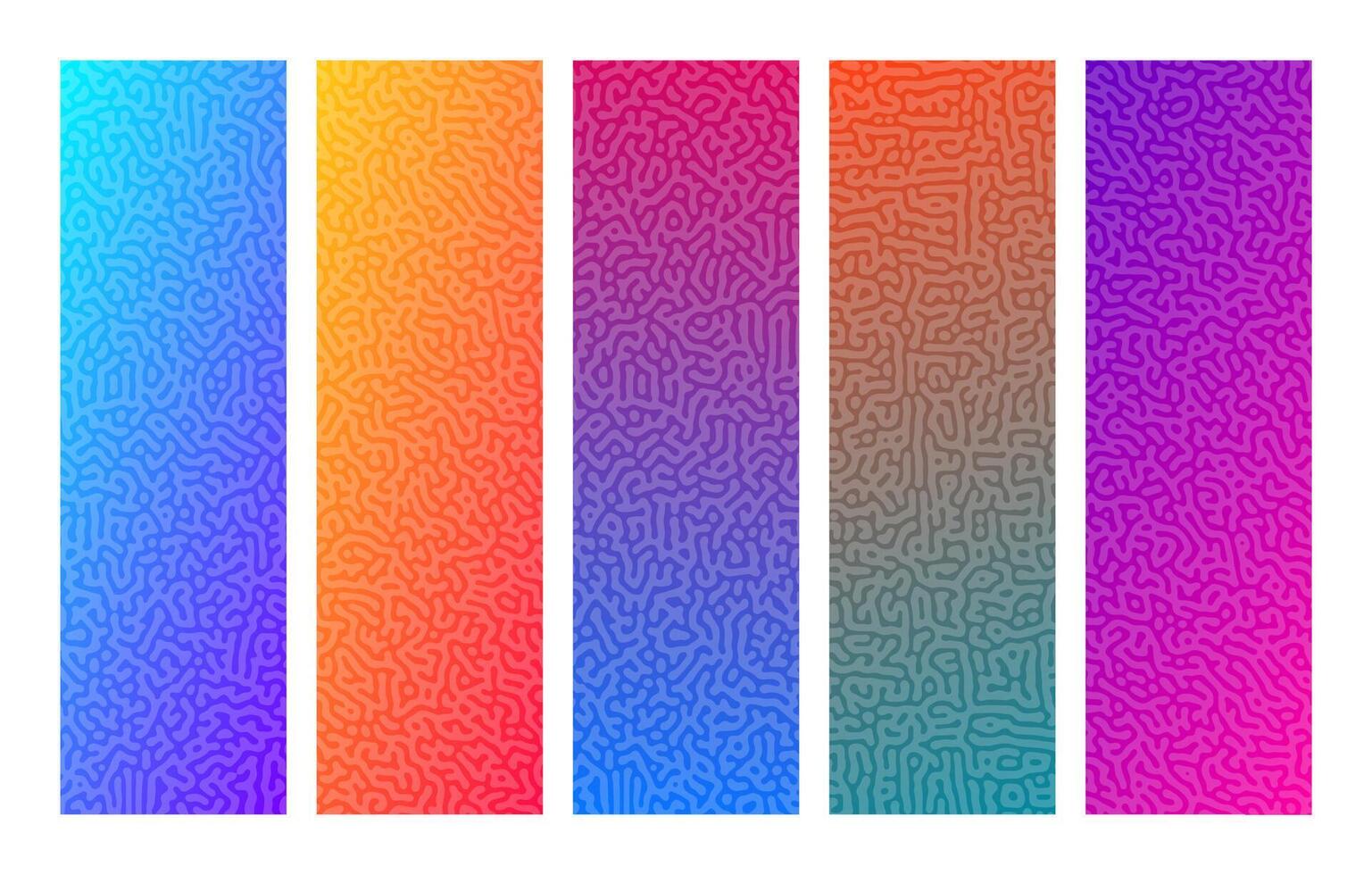 Turing reaction colorful background vector