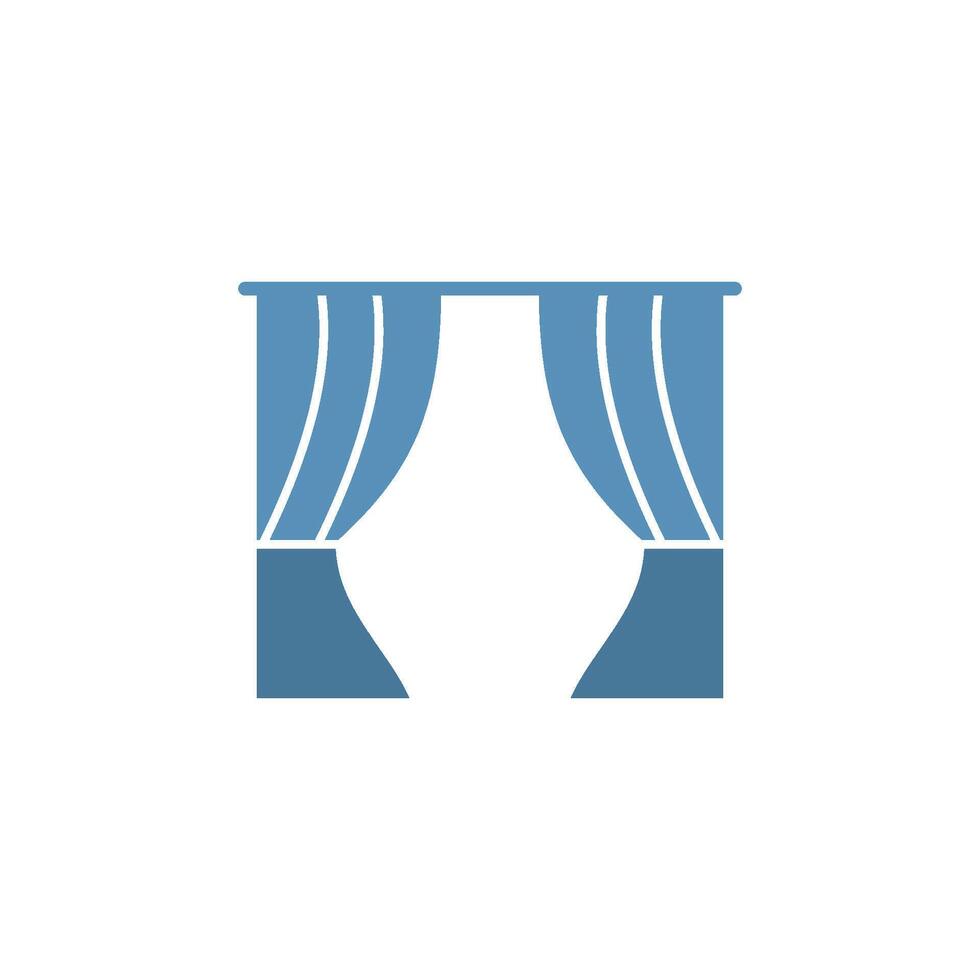 Curtain icon design templates simple and modern vector
