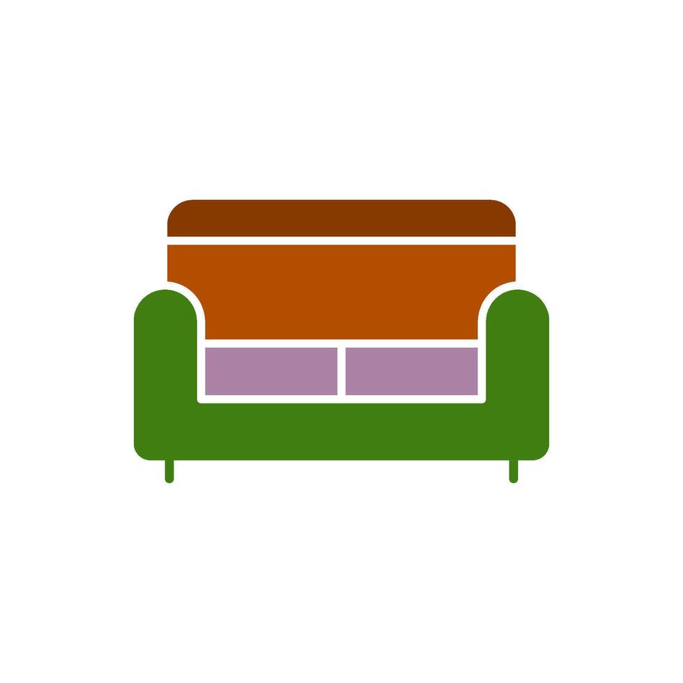 Sofa furniture icon design templates simple and modern vector