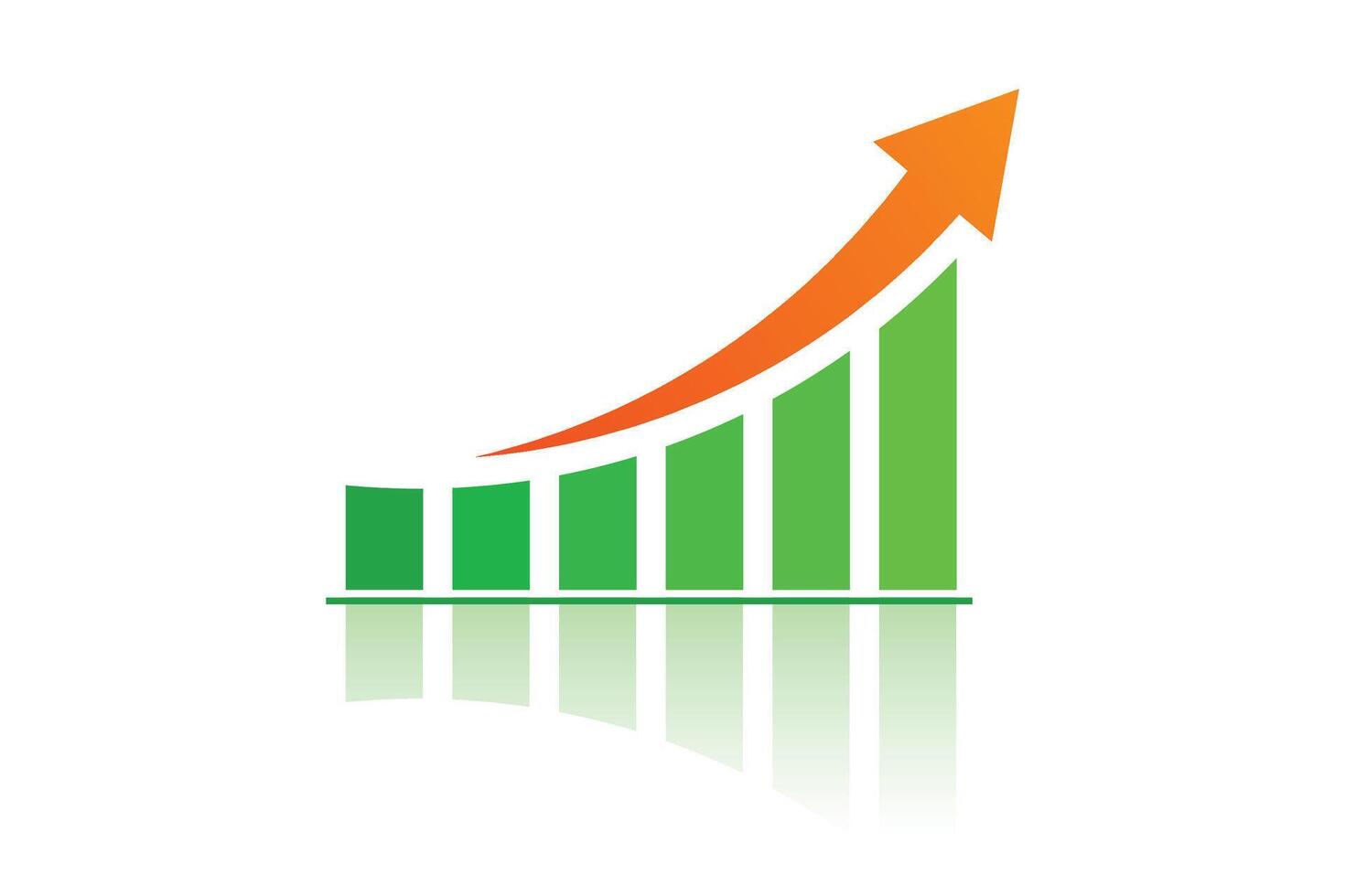 Business success growth arrow concept design vector